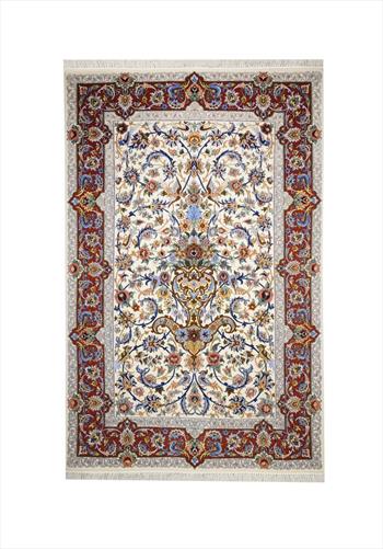 فرش ذرع ونیم اصفهان کد ru351