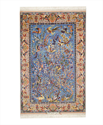 قالی ذرع ونیم اصفهان کد ru2366