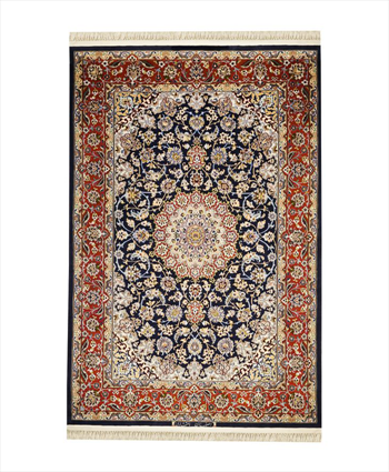 فرش ذرع ونیم اصفهان کد ru357